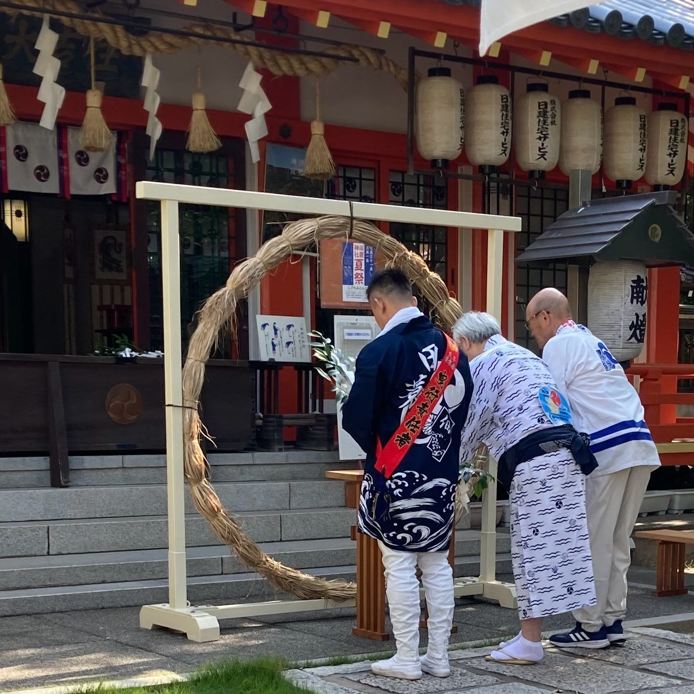 【夏越大祭】7/31ふとん太鼓の出立祭